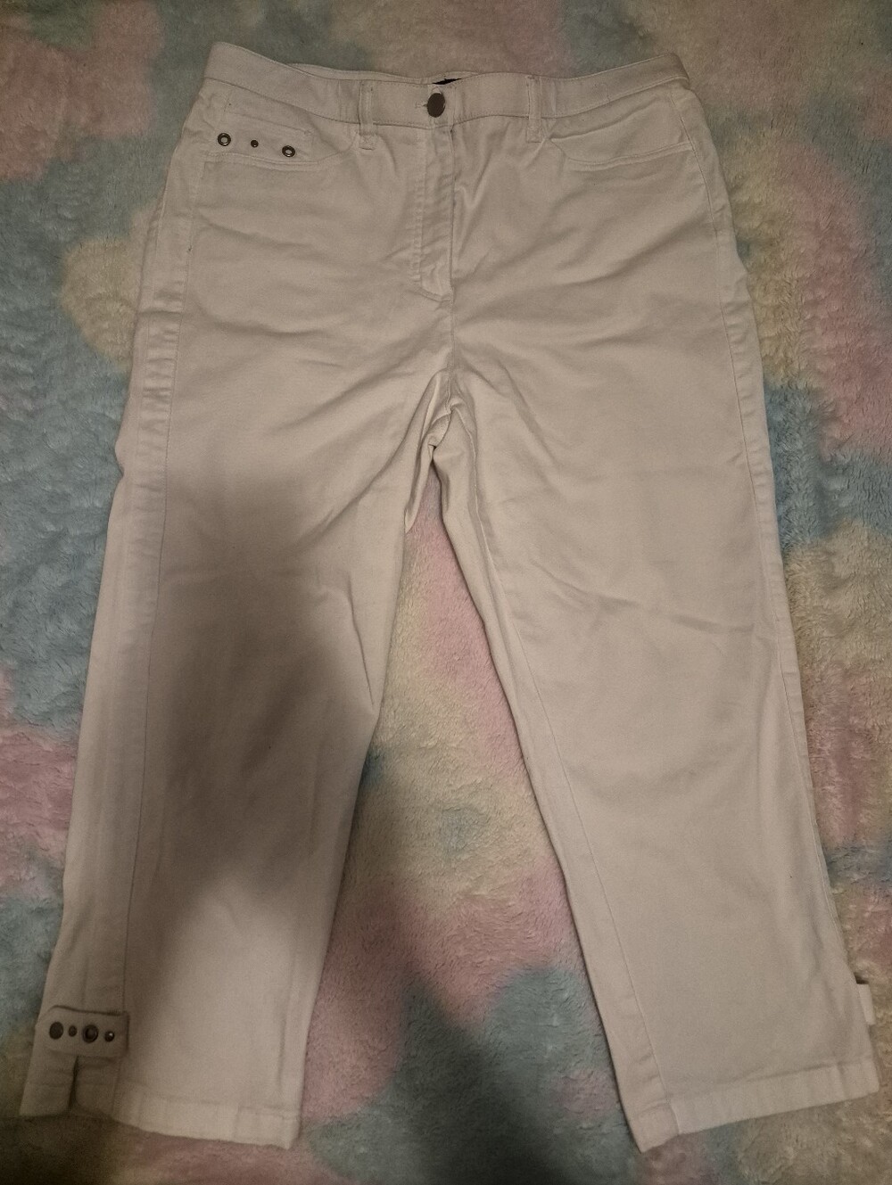 Vintage Haggar White Capris Pants